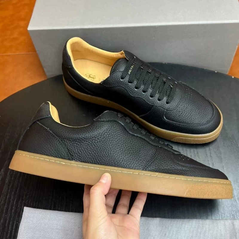 Мужская обувь European Station, весна 2024, Новый дышащий универсальный мужской модный бренд, натуральная кожа, повседневная мужская модная обувь на плоской подошве BC