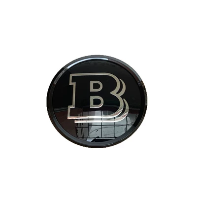 Suitable for Mercedes-Benz C E Car logo - mercedes-benz-c-classsilver-letteringblack-circle