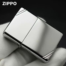 Zippo芝宝正品打火机260切角花镜子个性礼物煤油砂轮送礼批发