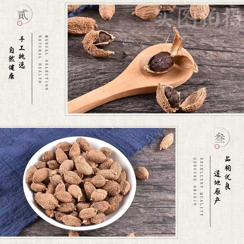 Sha Ren Mao Sha Ren Dried Amomum Fruit 500g Whole Aromatic TCM Herb for Decoctions and Culinary Use specifications