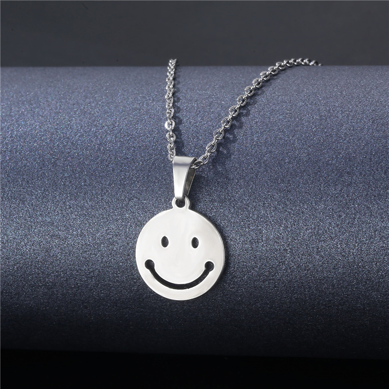 Wholesale Jewelry Stainless Steel Hollow Geometric Tag Necklace Nihaojewelry display picture 50