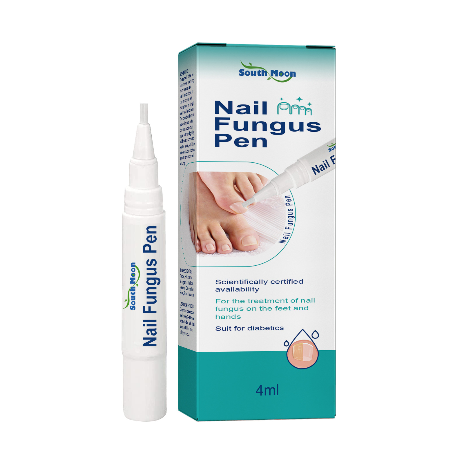 Stylo de réparation South Moon répare les mains et les pieds gris ongles doux brillants épaississement de la Surface des ongles soin hydratant_voghion.com