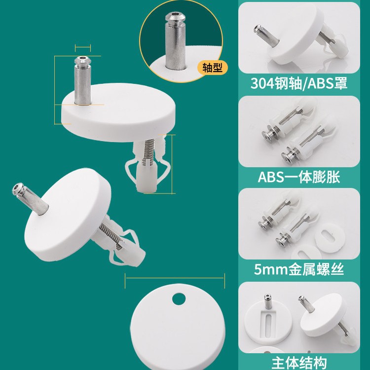 Tornillos de Expansión para Tapa de Inodoro N° 4 de Acero Inoxidable