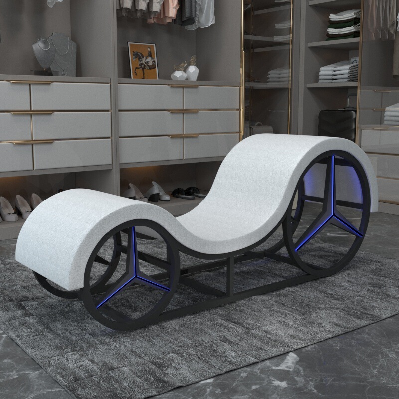 Theme Hotel Couple Sofa Living Room Balcony Chaise Longue Small Apartment Net Red Recliner Wedding Gift Yoga Stool