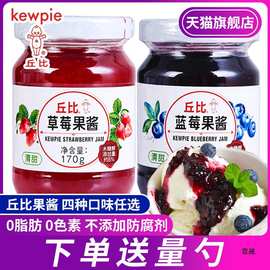 丘比蓝莓酱果酱莓酱苹果酱涂抹夹面包烘焙奶茶商用土司酱批发