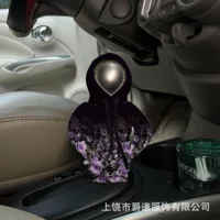 Трансграничный креативный 3D цифровой печатный автомобильный чехол редуктора декоративный маленький свитер рычаг коробки передач мини-толстовка с капюшоном