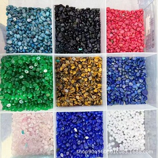 5*7mm��Ȼˮ������sʯƽ�׽���diy�Ƕ����Ʒ�Ʒ������l