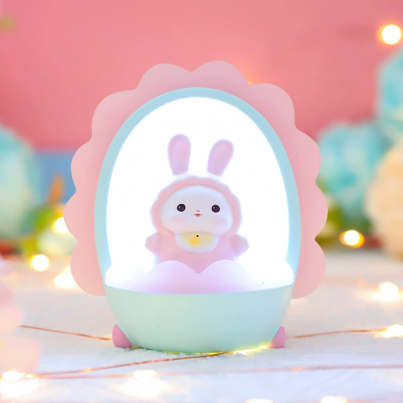 Rabbit, doll, table night light for students, cat