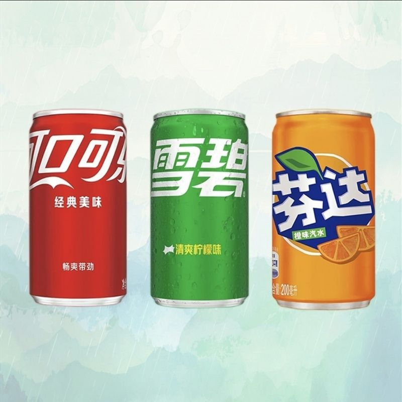可口可乐雪碧芬达330ml*12听/6听碳酸饮料多口味汽水易拉罐听装