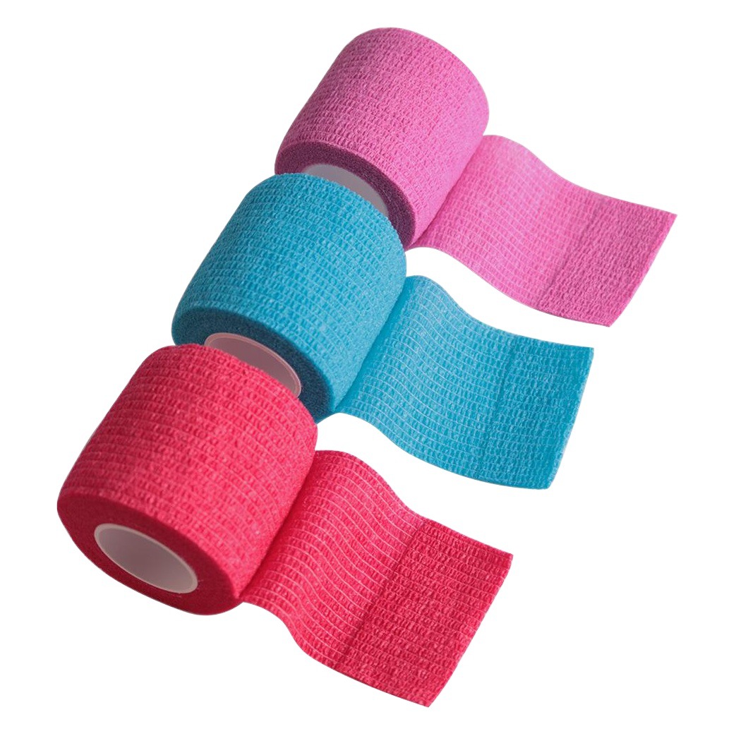 Free winding color elastic bandage elastic self-adhesive bandage pressure fixed sports kneepad sports bandage