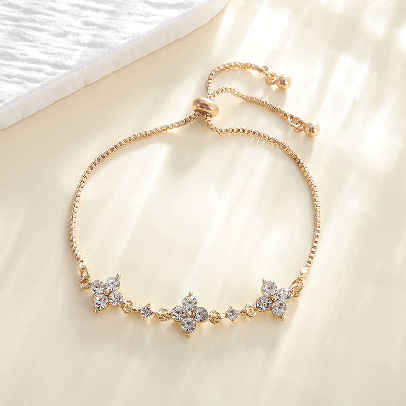 Hot selling crystal bracelet fresh and simple high grade bracelet Korean ins style trendy all match hand jewelry new wholesale_voghion.com