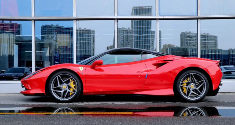Crystal ferrari red