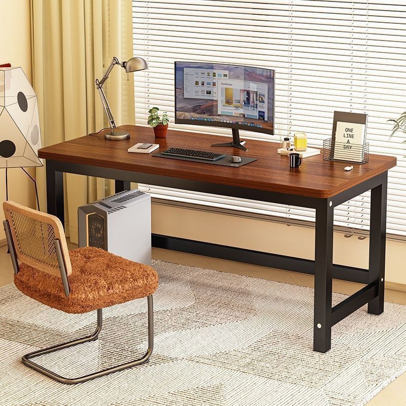 Computer Desk Home Bedroom Study Desk Office Desk E-Sports Table Rental House Learning Writing Simple Table