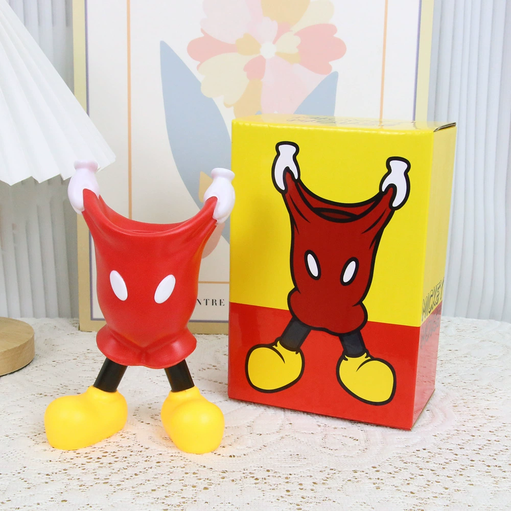 Подставка для ручек Sanrio (Kuromi / Hello Kitty), декоративный органайзер из пластика, 11,34×9,86×21,3 см