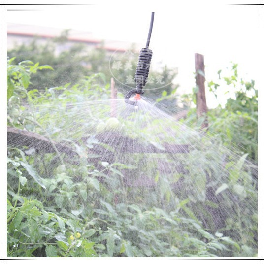 7.5mm tipo G rueda giratoria micro pulverización refracción atomización invernadero vegetales spray de lluvia fina spray