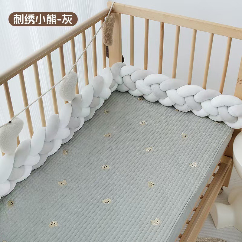 ベビーベッドのベッドカバー純綿a類新生児専用シーツ幼稚園の赤ちゃんはマットレスカバーをつなぎ合わせます。|undefined