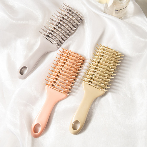 Large Curve Comb, Fluffy Styling Hair Comb, Massage and Styling Wig Straight Hair Ribs Comb, Massage Comb, Cushion Comb, Hair Styling Comb