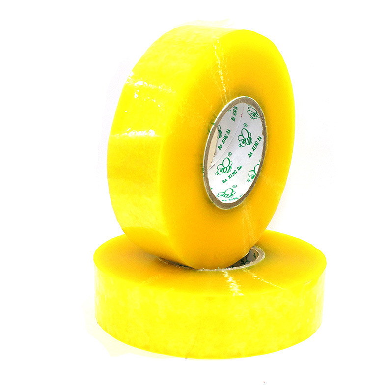 广州批发Bopp高粘45*430Y透明胶粘带胶带大卷封箱胶带纸箱封箱胶