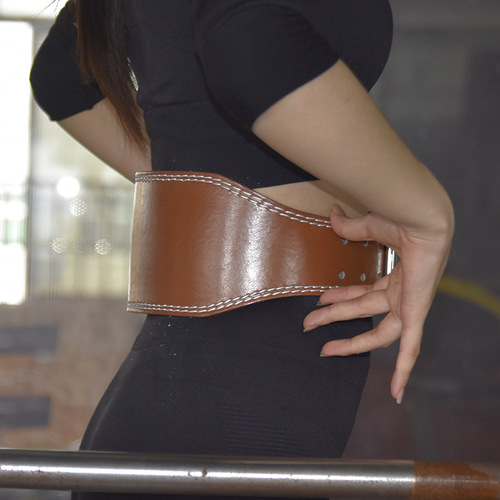 Fitness belt cowhide men's and women's VALEO squat deadlift weightlifting waist support sports belt protective gear wholesale