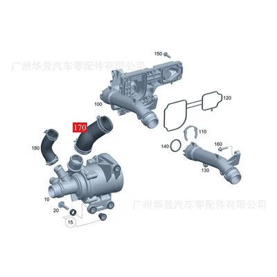 A2562030203 is suitable for Mercedes-Benz M256 W213 W167 W222 W223 AMG coolant hoses