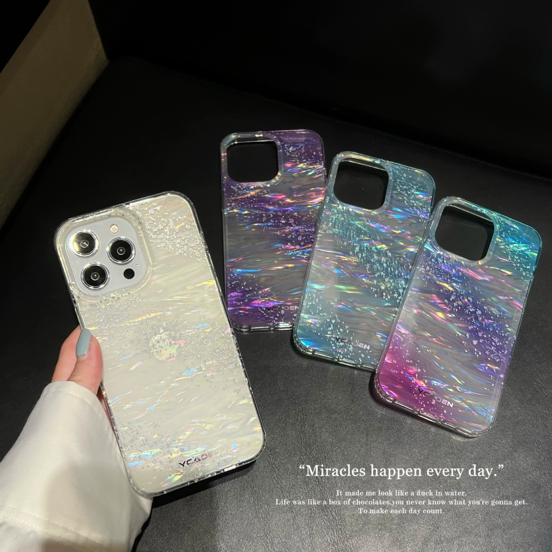 Apple, радуга iPhone16, совместимый чехол для телефона, защитный чехол, 16промакс, градиент, защита от падения