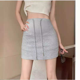 孕妇短裙夏季外穿休闲高腰托腹a字包臀裙防走光显瘦半身裙