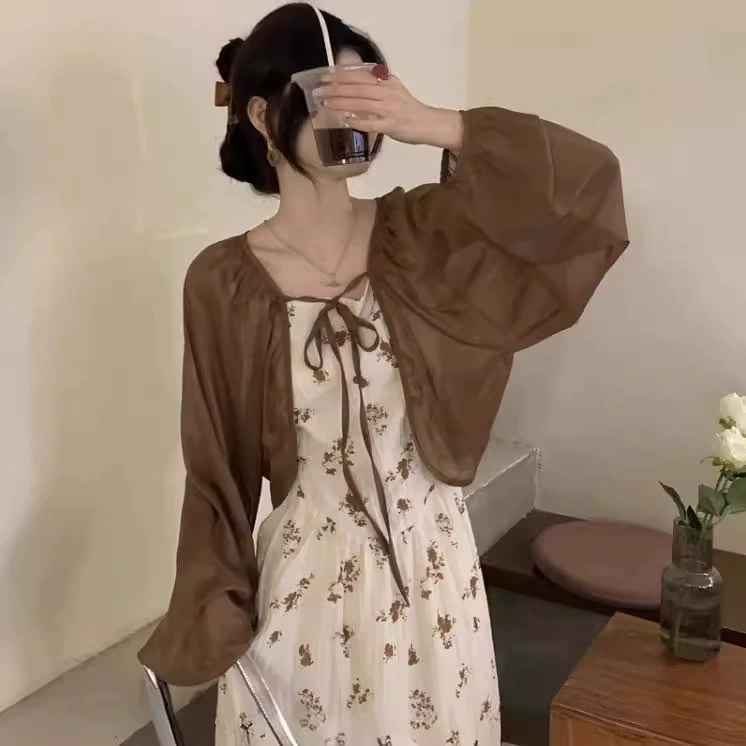 Шифоновые тонкие кардиганы, летний жилет, slip dress, плащ, черный жакет