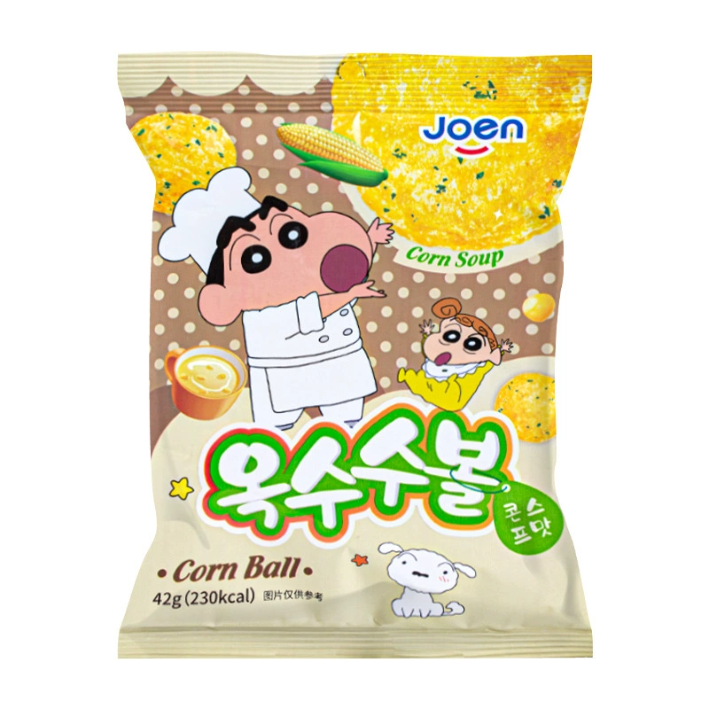 Южная Корея импорт Joen Crayon Shin-футболка ко-бренд мексиканский стиль сырные шарики детские повседневные лопающиеся снеки
