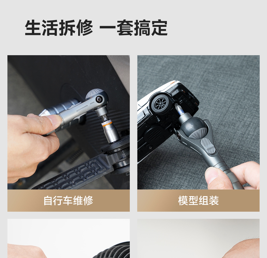 Duke DUKA welding factory new 40 in 1 ratchet screwdriver set RS2, with socket tool made from S2 material