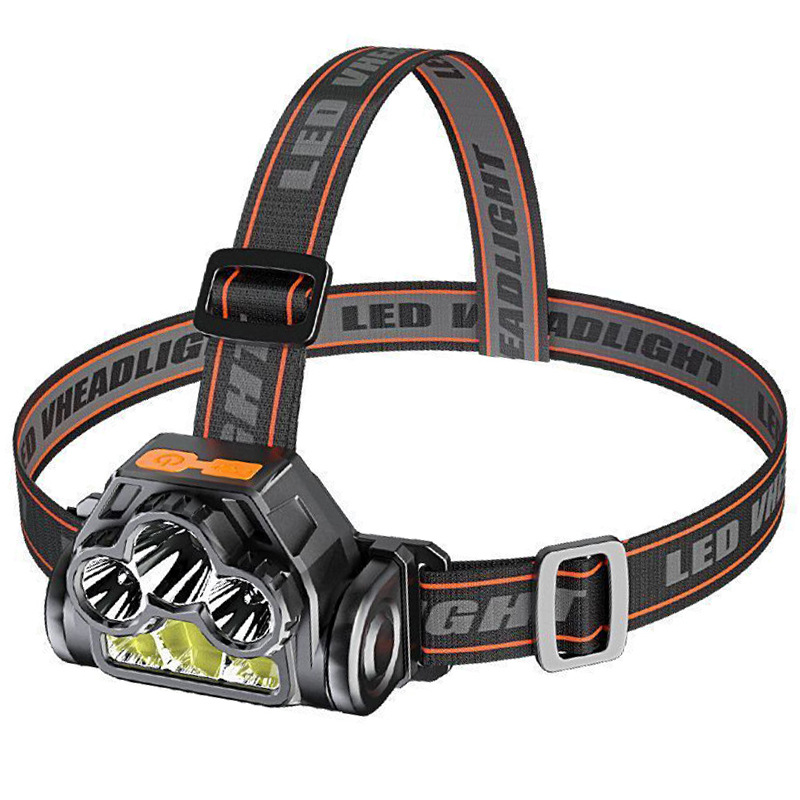 Lámparas de inducción de gestos de luces luminosas rojas y azules LED portátiles cargadas al aire libre