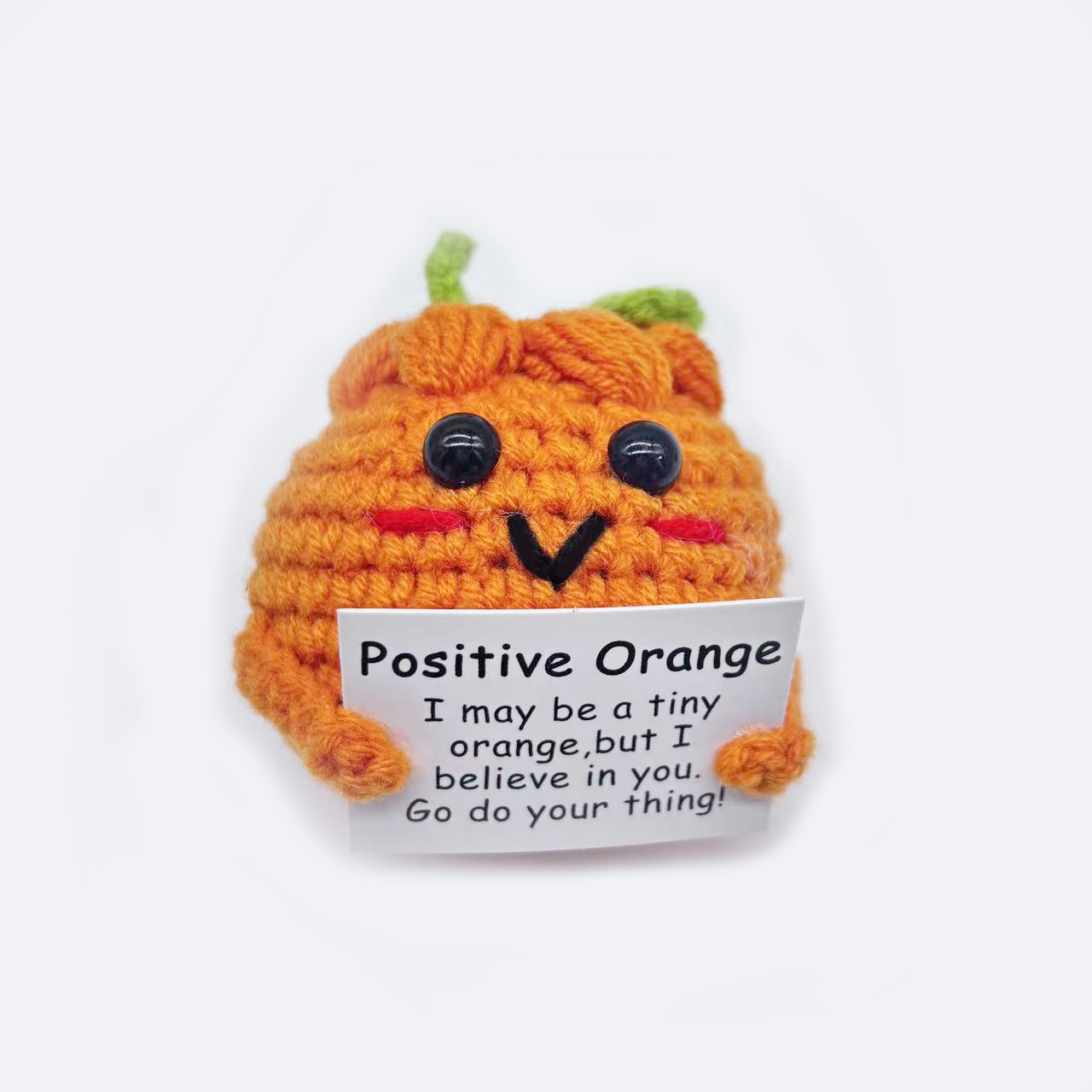 Transfronterizo al por mayor hecho a mano de punto de felpa de energía positiva de la patata emocional vegetal adornos de frutas de juguete pequeño regalo