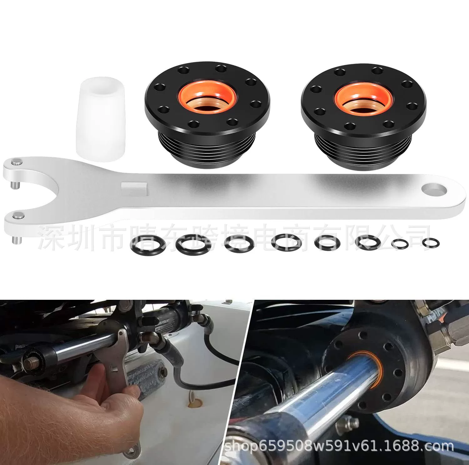 Морской передний гидравлический рулевой цилиндр, уплотнительный комплект, гаечный ключ, подходит для деталей SeastarHS5157, договорная цена