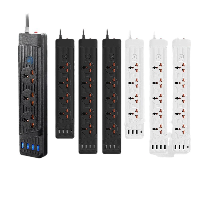 Промышленно-торговая многофункциональная гнездовая трубка - USB розетка в европейском стиле - вилка с британской регуляторной проводкой двухфутовый тянущий подарок