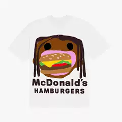 Travis Scott Burger and Fries Rap Hip Hop Streetwear T-Shirt