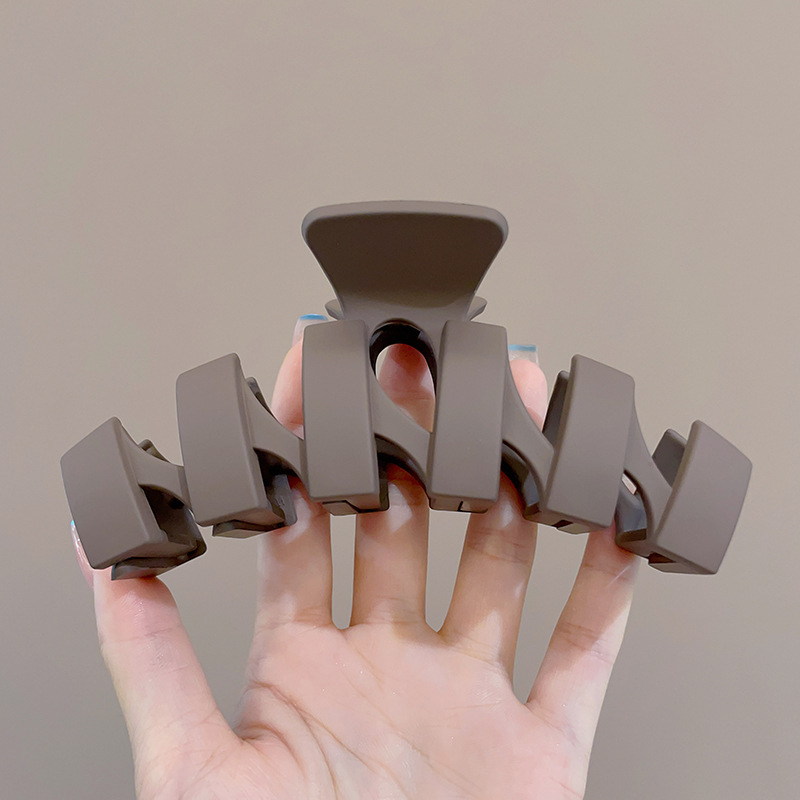 Alto Grado de gran tamaño horquilla para las mujeres 2024 nueva cabeza clip pelo volumen tiburón clip tocado horquilla