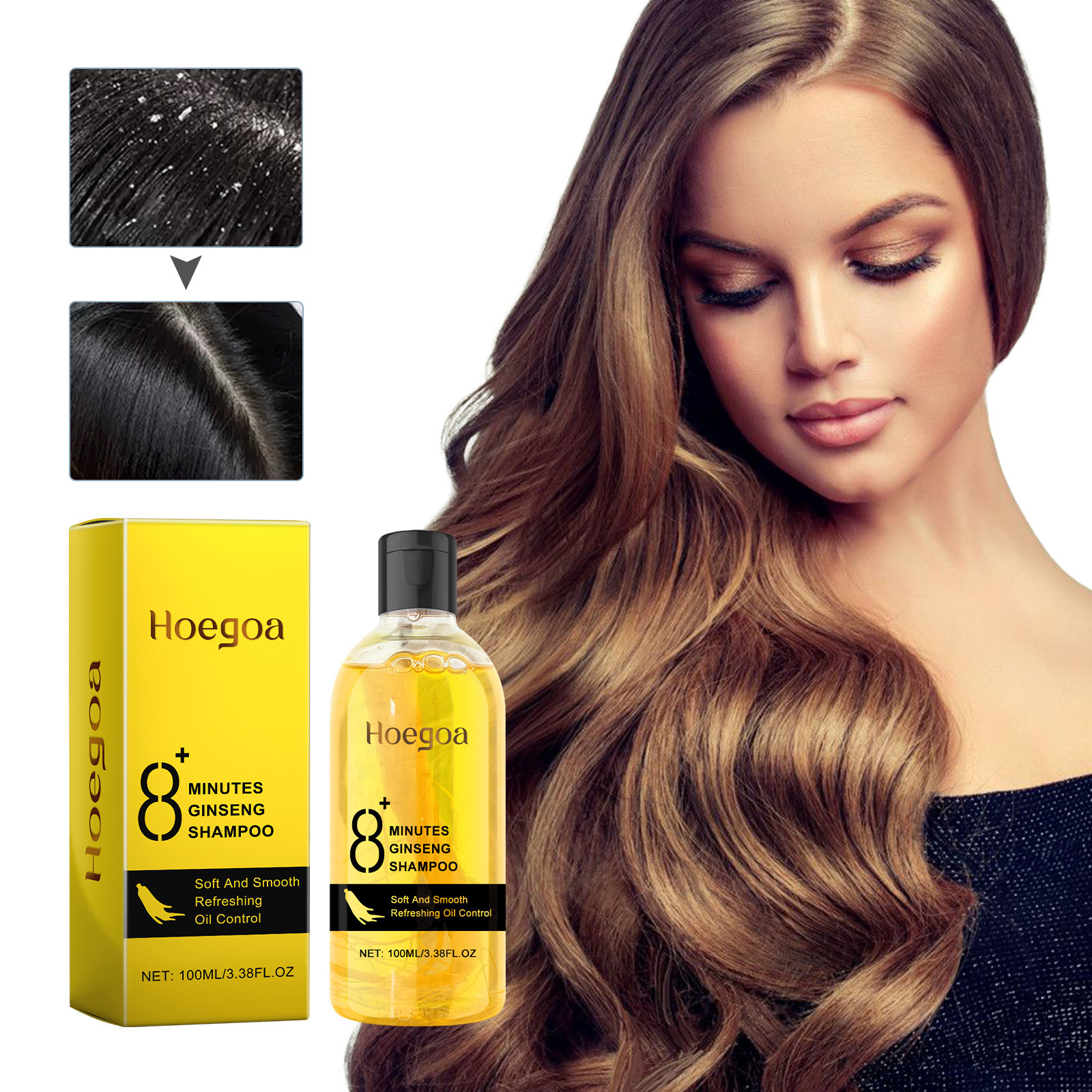 Hoegoa Revitalizing nutritious dense shampoo with ginseng for scalp