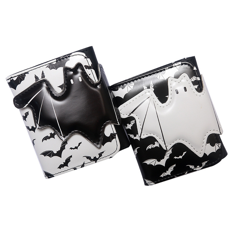 Cross-Border D-Made Cartoon Animation Wallet Bat Stereo Short Wallet Men and Women Coin Purse Halloween Products Cross-Border D-Made Cartoon Animation Wallet Bat Stereo Short Wallet Men and Women Coin Purse Halloween Products