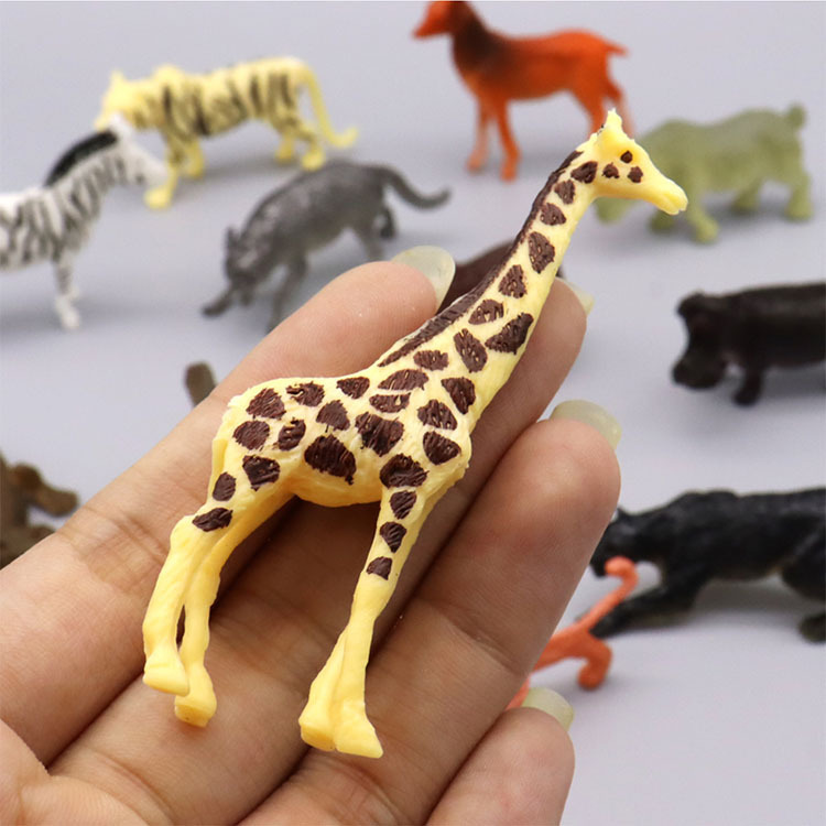 ミニシミュレーション野生動物キリンエレファントライオン12モデル児童知育科教育認知装飾品|undefined
