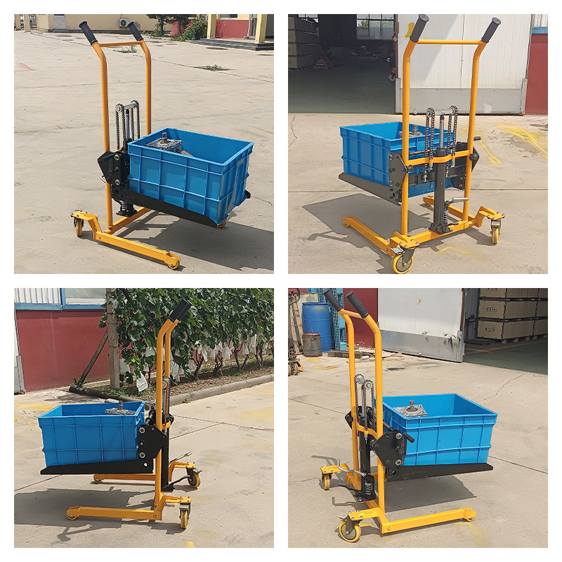 Camión de transporte de tigre, caja de rotación, carro de mano, cesta de plástico, carro de herramientas, verduras, productos acuáticos, cestas de huevos, carretilla elevadora especial