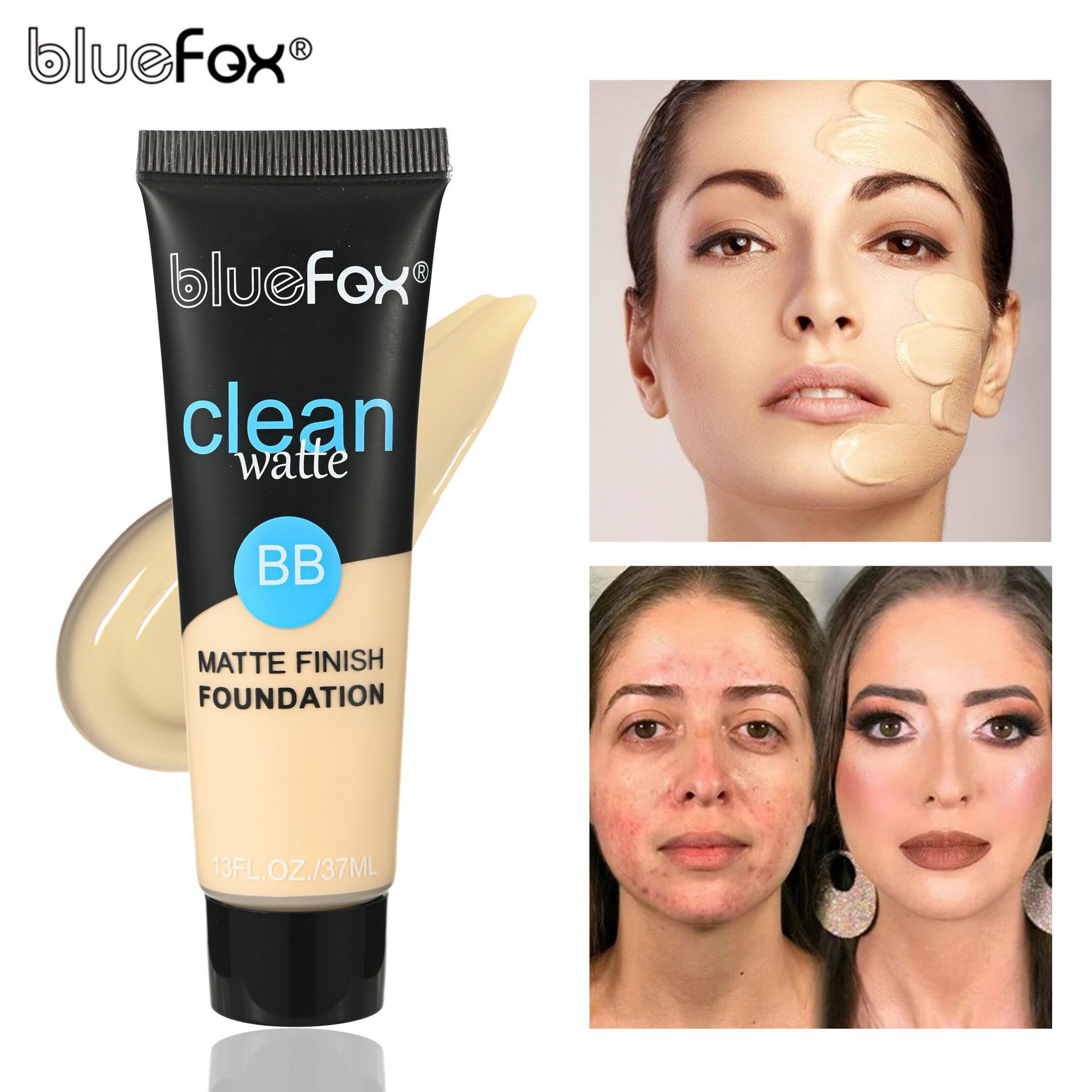 Specially designed for cross-border new facial moisturizing matte foundation, oil-controlling, waterproof, sweat-proof, non-removing makeup concealer foundation