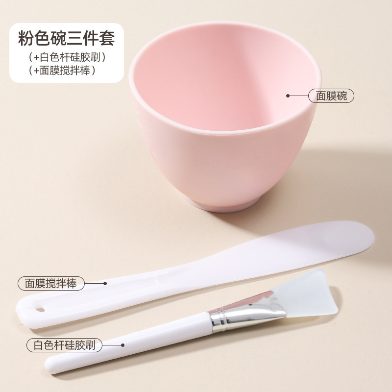 卸売りのシリカゲルのマスクの碗のセットのdiyのマスクのブラシはマスクのツールの柔らかい毛のマスクの棒のスプーンの美を塗ります。|undefined