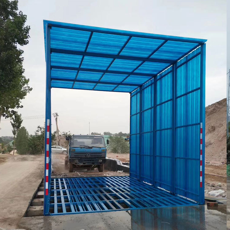 鲁鸿龙门式建筑工地工程洗轮机  工地洗车机厂家 冲洗车辆平台