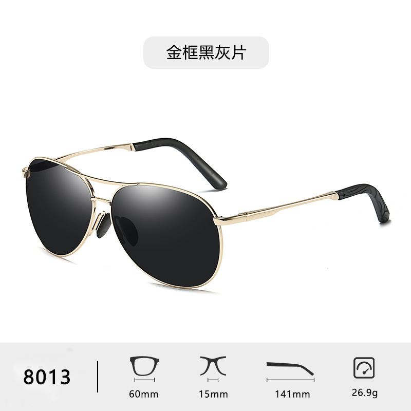 Golden frame black gray film