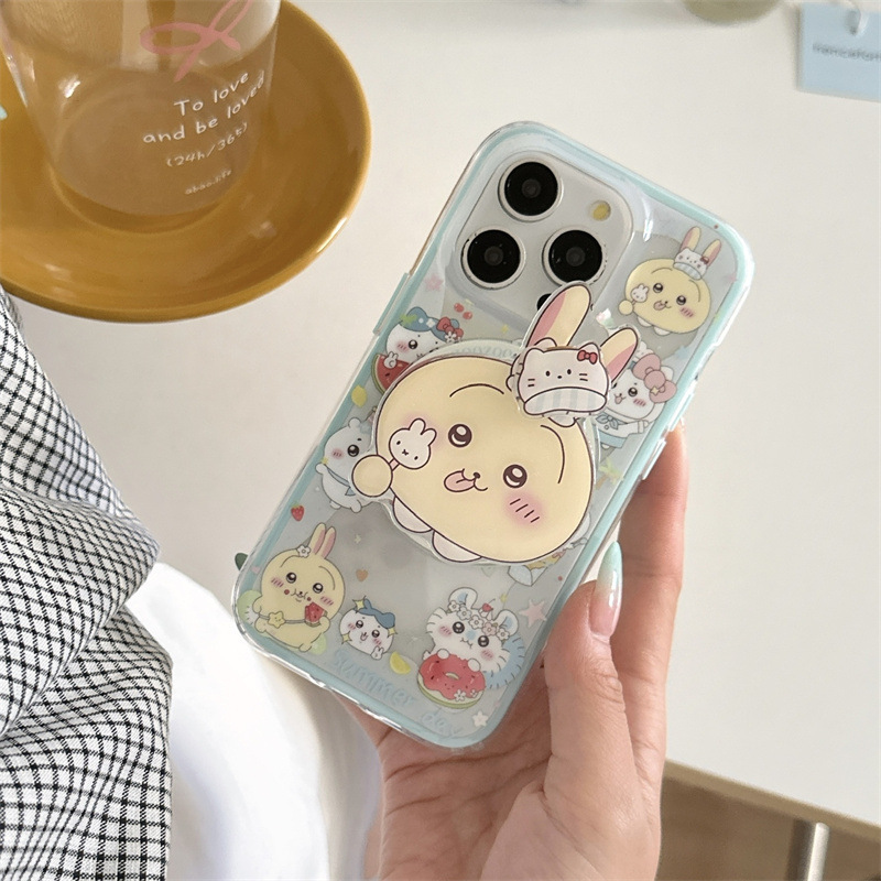 かわいくて楽しい Jiyikawa 磁気ホルダー iPhone16 Apple 15ProMax/14/13 携帯電話ケースに適しています|undefined