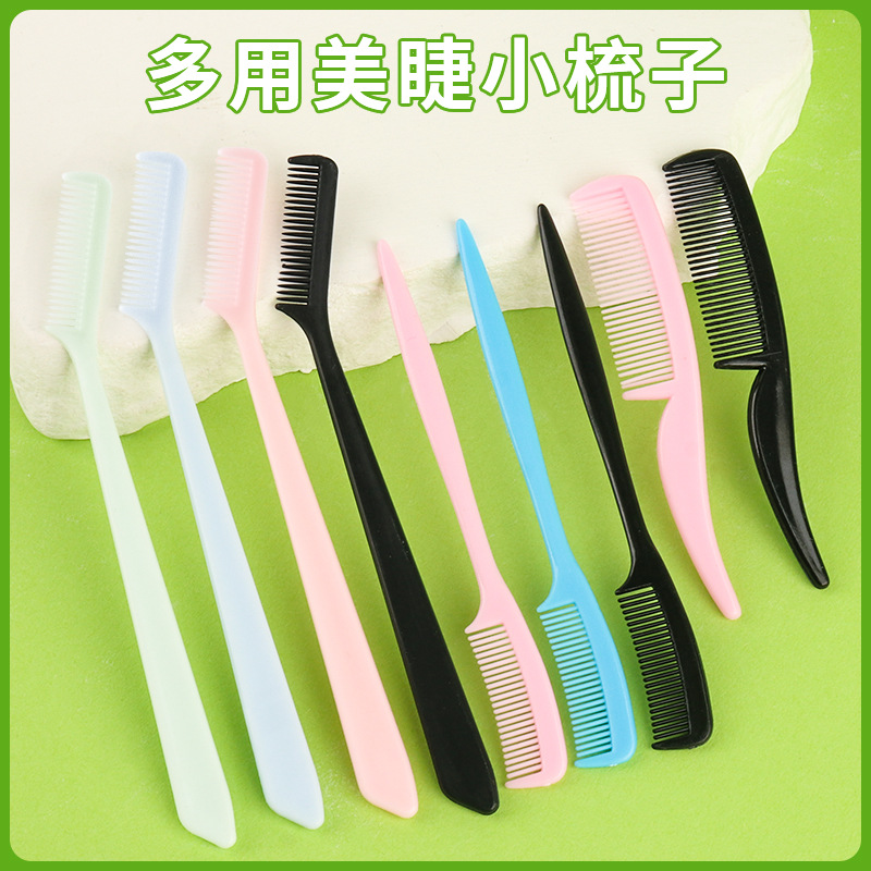 Manufacturer Wholesale Mini Eyelash Comb, Bangs Comb, Colorful Compact Portable Makeup Eyebrow Comb, Toy Comb, Doll Comb