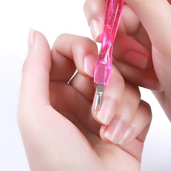 美甲工具 多功能死皮叉不鏽鋼鋒利去倒刺死皮鏟v型死皮刀工具批發