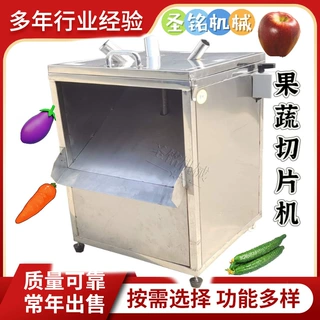 厂家直销大型工业果蔬切片土豆莲藕切丝机 工厂用多功能切片机