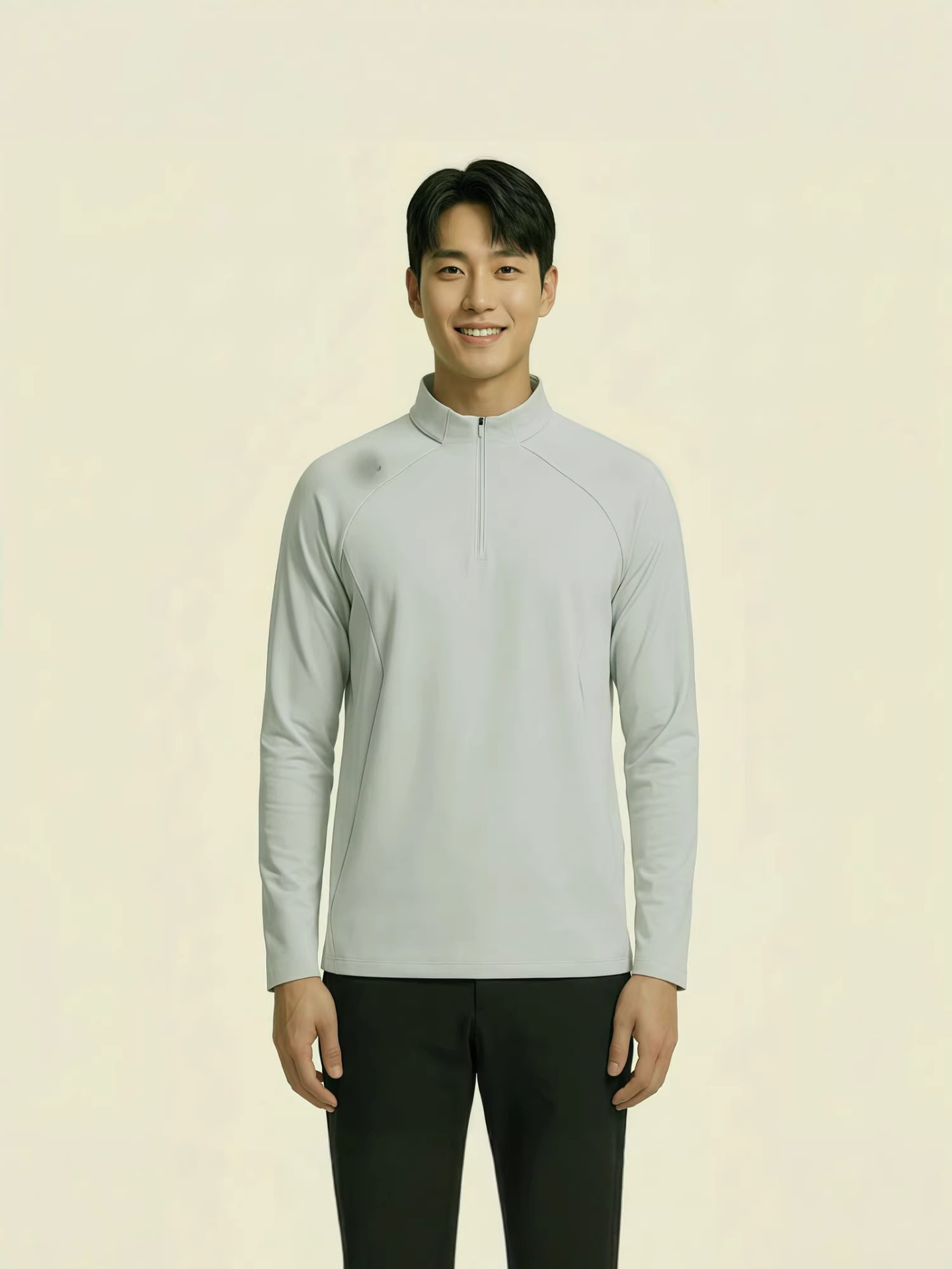 Autumn travel quick dry long-sleeve with zipper for leisure