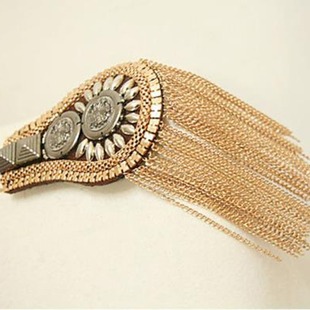 Foreign trade new in stock simple fashion DIY chain tassel clothing accessories accessories bags epaulettes felt cloth