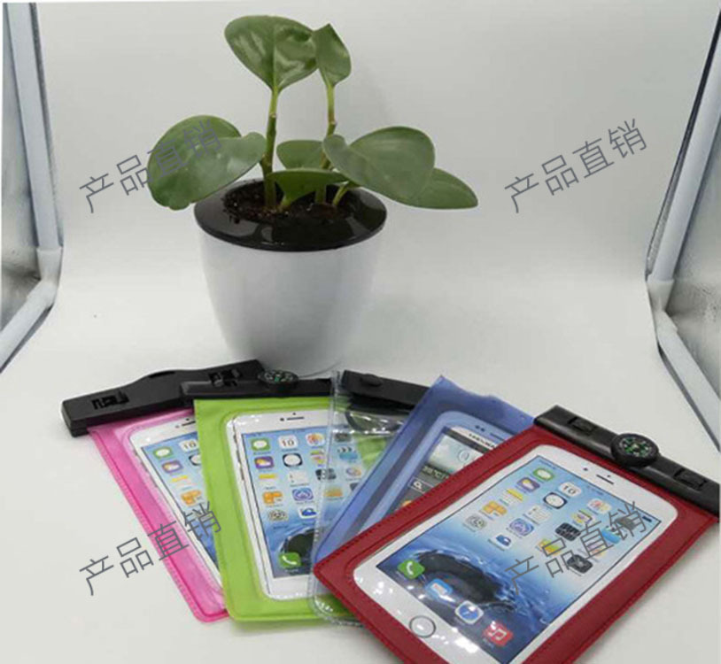 定 制pvc塑料透明触屏手机防水袋 户外游泳潜水手机防水套